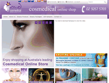 Tablet Screenshot of cosmedicalsolutions.com.au